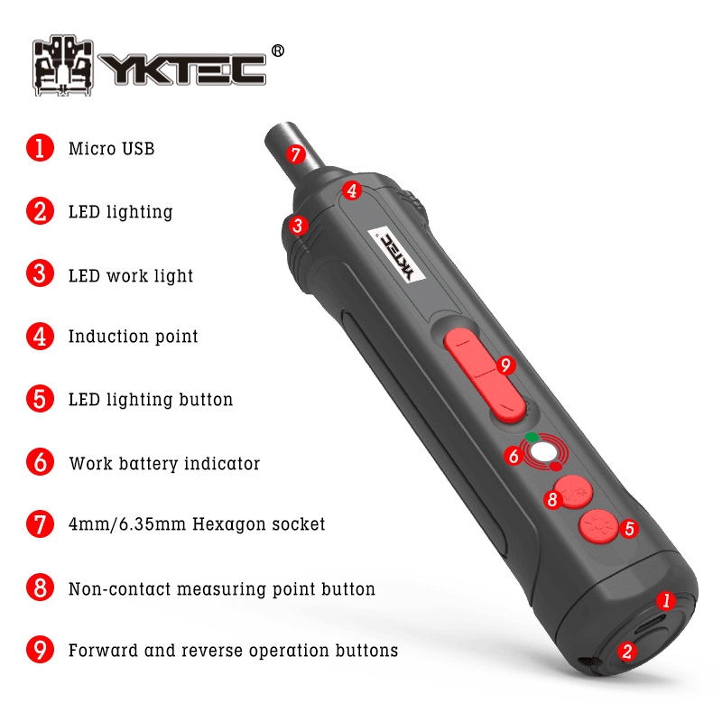 Electric Mini Screwdriver details 1